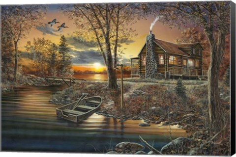 Framed As Night Falls Print