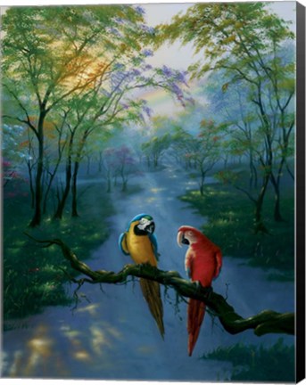 Framed Colors Of The Rainbow Print