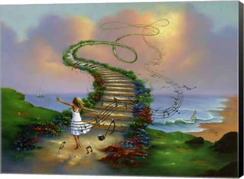 Framed Musical Dreamland Print