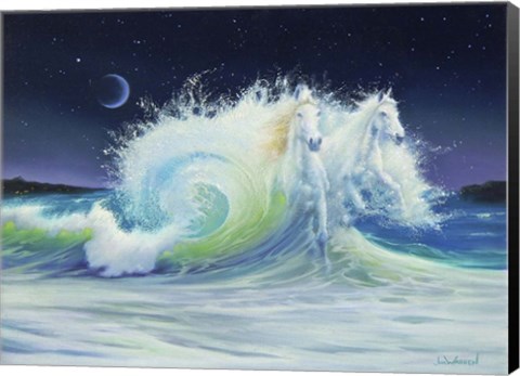 Framed Restless Seas Print