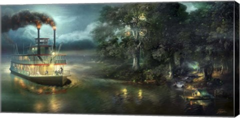 Framed Playing Pirate Print