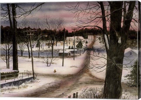 Framed Winters Day Print