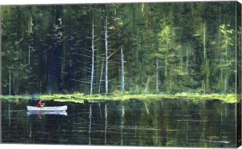 Framed Adirondack Green Print