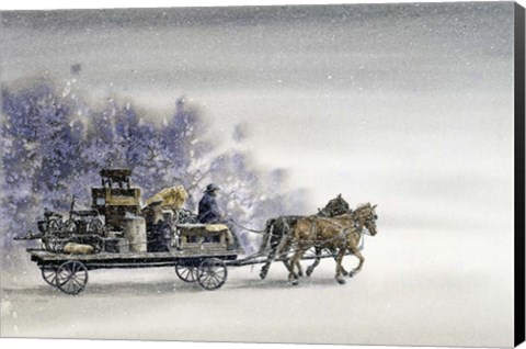 Framed Against the Wind Print