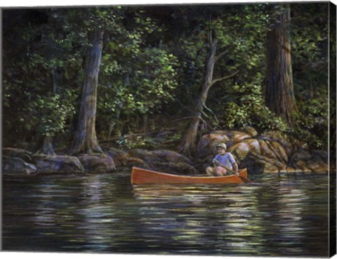 Framed Along the Rivers Edge Print