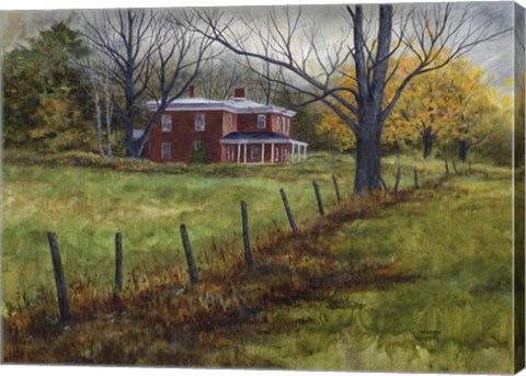 Framed Autumn in the Valley Print