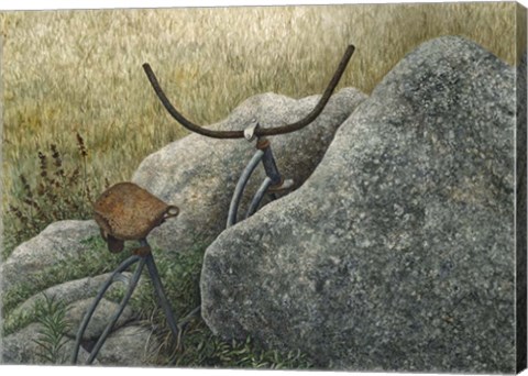 Framed Between a Rock and a Hard Place Print