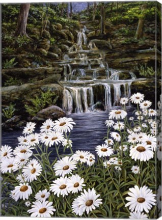 Framed Cascade Flora Print