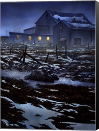 Framed Evening Mist Print