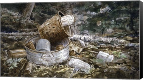 Framed Forest Still Life Print