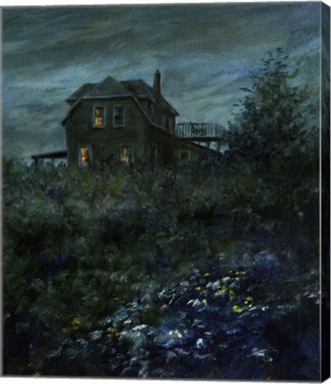 Framed House on the Hill Print