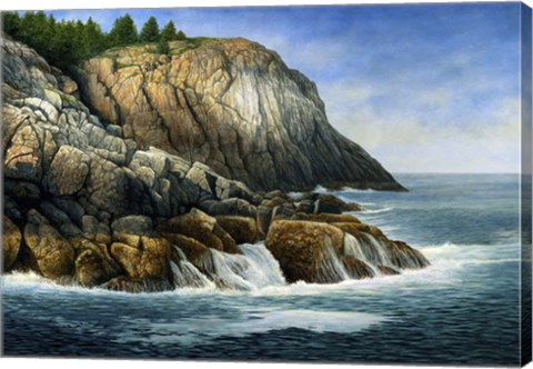 Framed Island Fortress Print