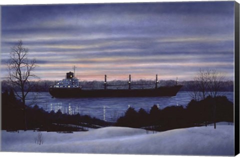 Framed Last Ship Out Print