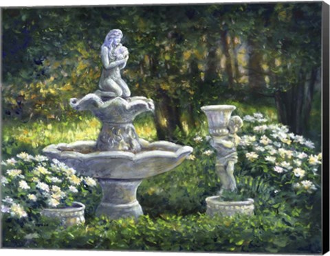 Framed Light in the Garden Print