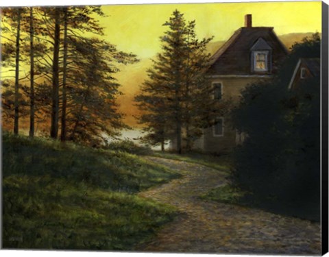 Framed Manana Glow Print