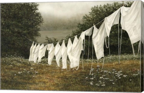 Framed Morning Whites Print