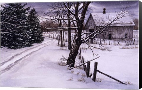 Framed Through the Woods Print