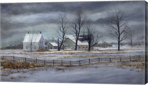 Framed Winter Gray Print