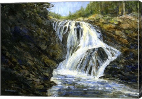 Framed Ausable Falls Print