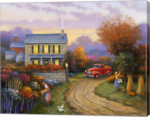 Framed Fall Harvest Print