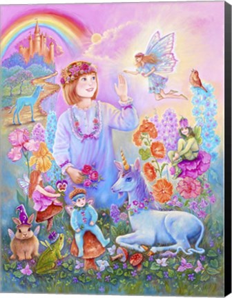 Framed Welcome to Make Believe Print