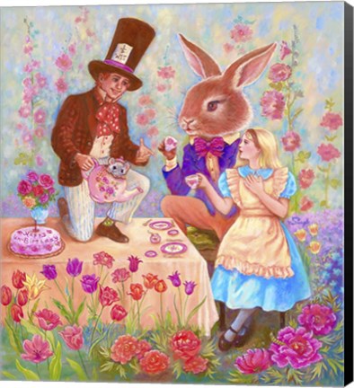 Framed Mad Hatters Tea Party Print