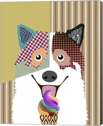 Framed Bangkaew Dog Print