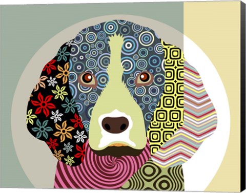 Framed Beagle Dog III Print