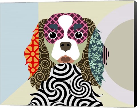 Framed Cavalier King Charles Spaniel Print