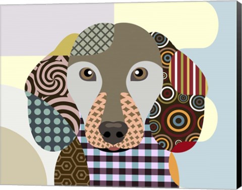 Framed Dachshund Print