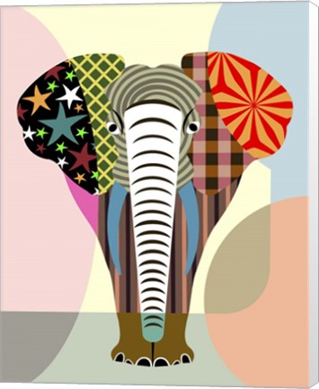 Framed Elephantidae Print