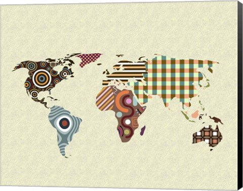 Framed World Map Print
