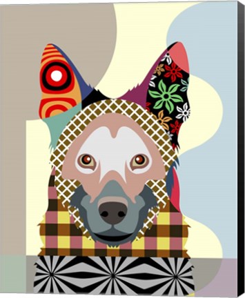 Framed German Shepherd Print