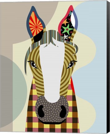 Framed Horse Play Print