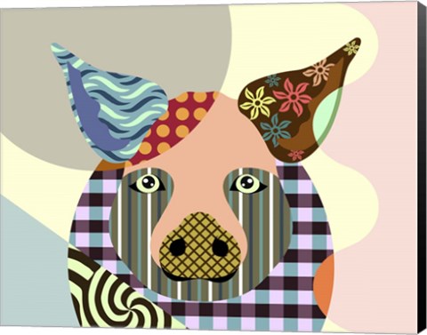 Framed Piggy Print
