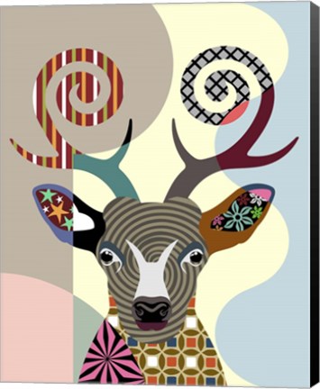 Framed Spectrum Deer Print