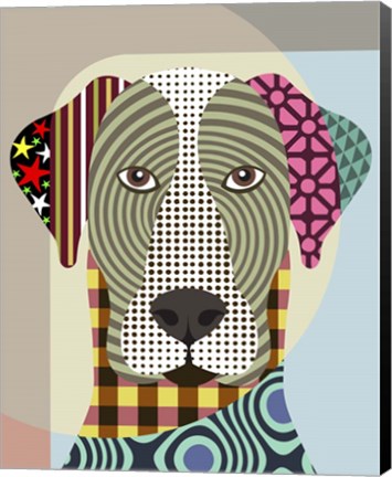Framed Great Dane Dog Print