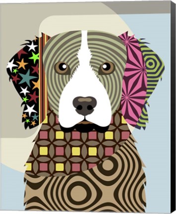 Framed Brittany Spaniel Print