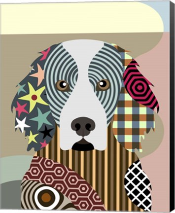 Framed Gordon Setter Print