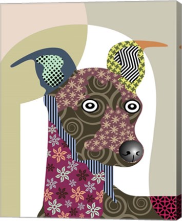 Framed Greyhound Print