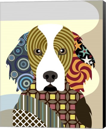 Framed Irish Setter Print
