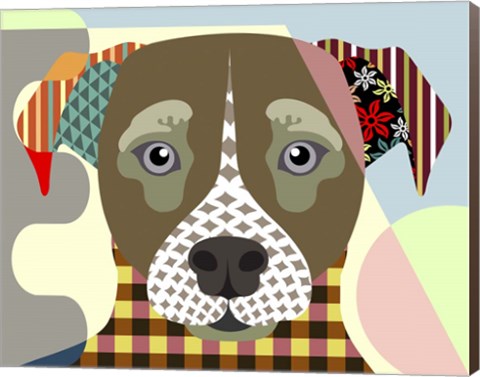 Framed Jack Russell Print
