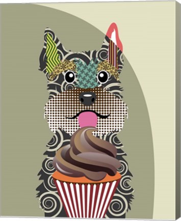 Framed Schnauzer Print