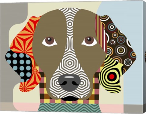 Framed Weimaraner Print