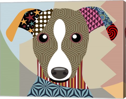 Framed Whippet Print