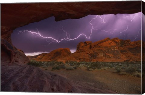 Framed Desert Storm Print