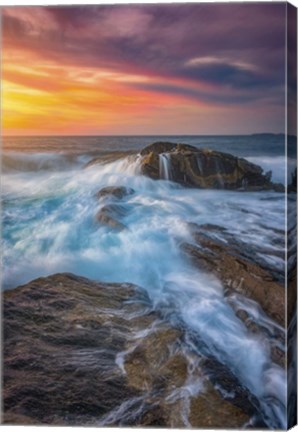 Framed East Coast Light Flow Print