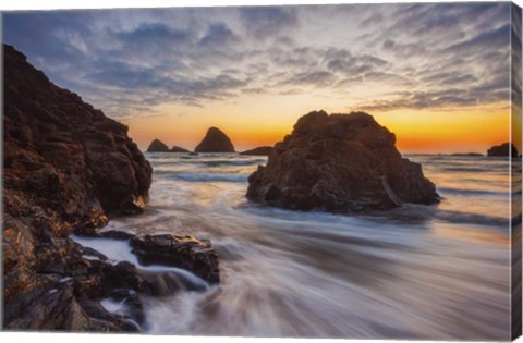 Framed Oregon Gold Rush Print