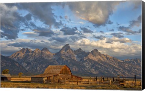 Framed Rustic Wyoming Print