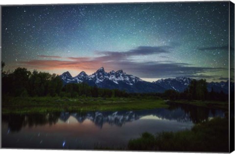 Framed Schwabacher Nights copy Print